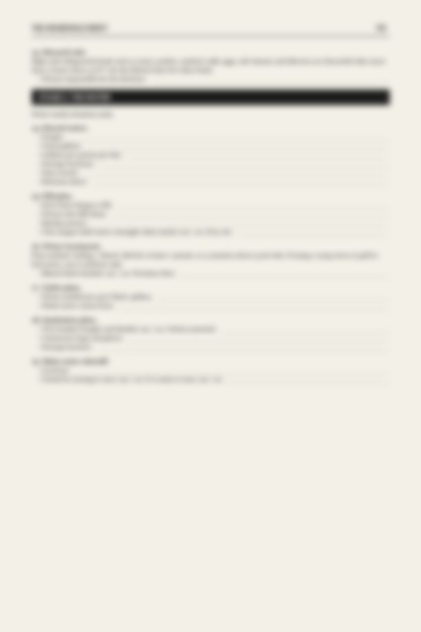Stand-in for a page from inside the Blueprint: the fill-in sheet at the back. Blurred.